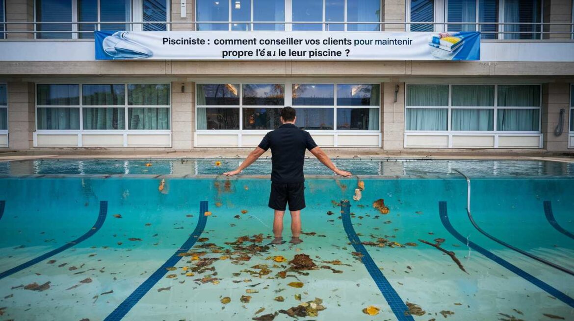 Pisciniste : comment conseiller vos clients pour maintenir propre l’eau de leur piscine ?
