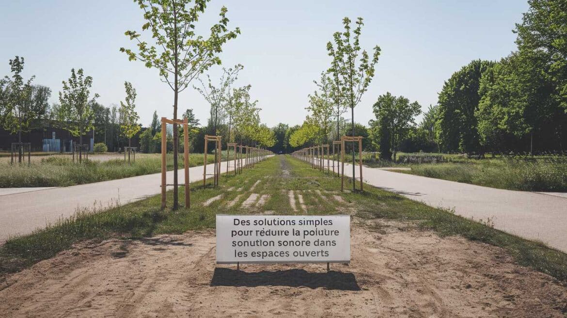 Des solutions simples pour réduire la pollution sonore dans les espaces ouverts