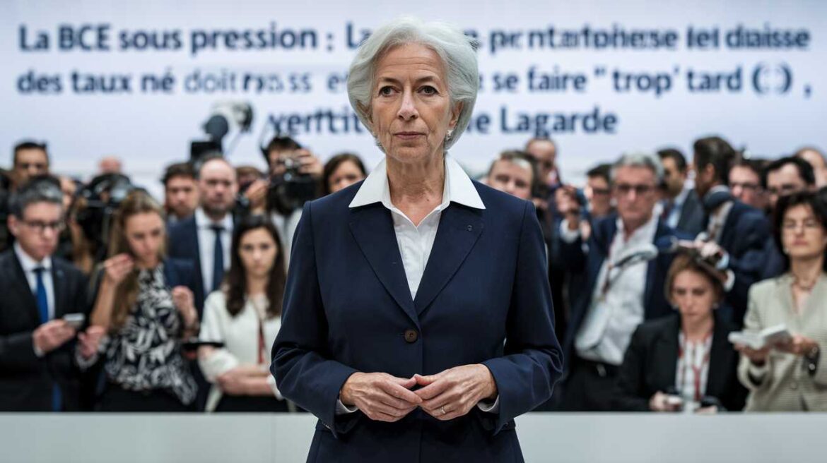 La bce sous pression : la prochaine baisse des taux ne doit pas se faire « trop tard », avertit christine lagarde