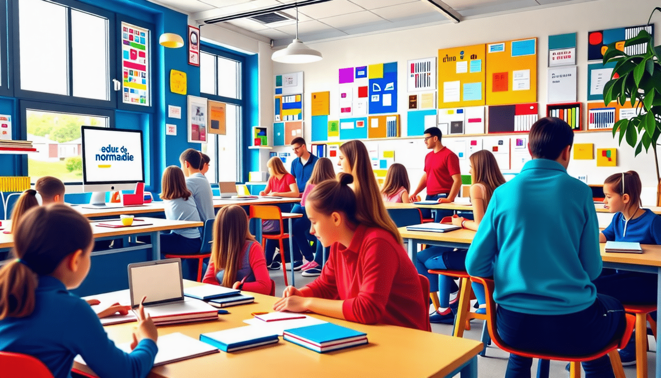 &Eacute;duc de Normandie : le portail &eacute;ducatif pour &eacute;l&egrave;ves et enseignants
