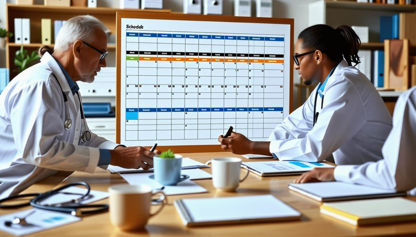 Planning m&eacute;dical : organiser efficacement les emplois du temps des soignants