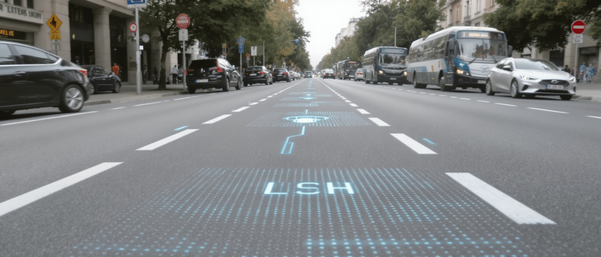 Vinci lance une exp&eacute;rimentation innovante avec une route capable de recharger les v&eacute;hicules en mouvement