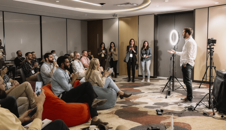 &Agrave; l’&egrave;re des influenceurs : Comment les conf&eacute;rences B2B peuvent-elles se transformer pour capter l’attention ?