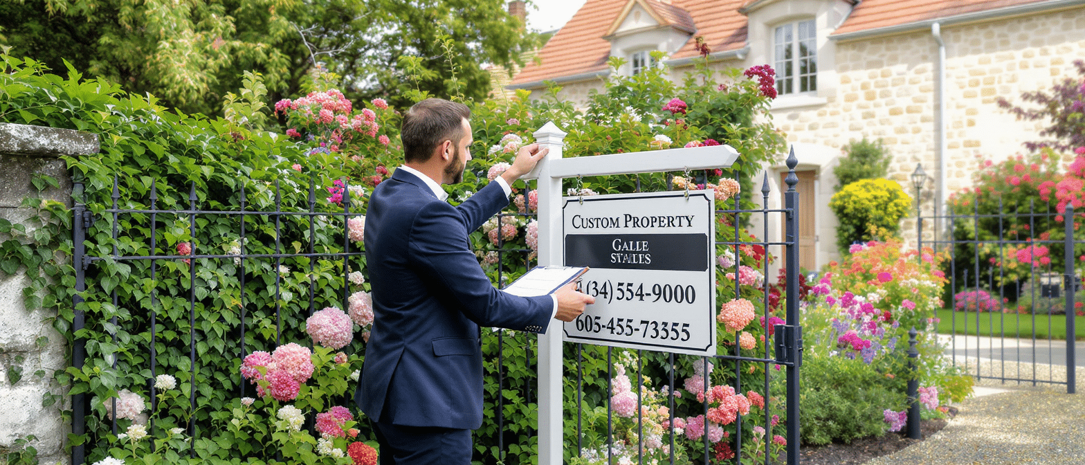 Panneaux immobiliers : choisissez le mod&egrave;le qui valorise votre bien